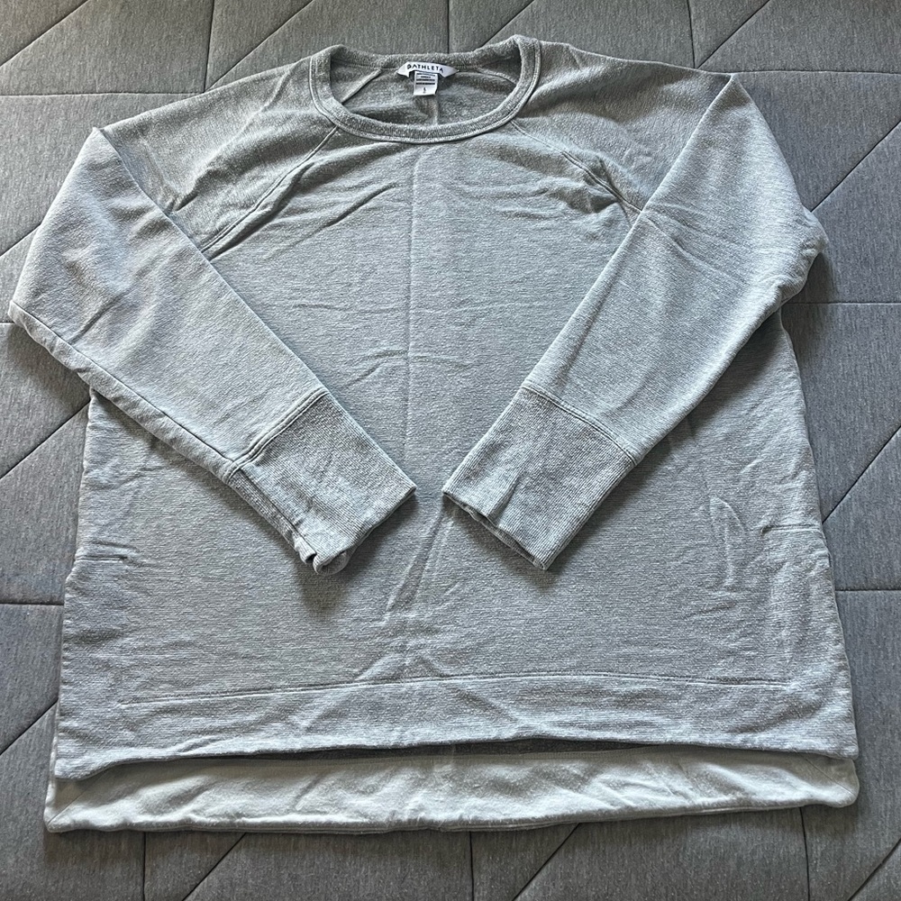 Athleta women’s Light Gray Sweatshirt